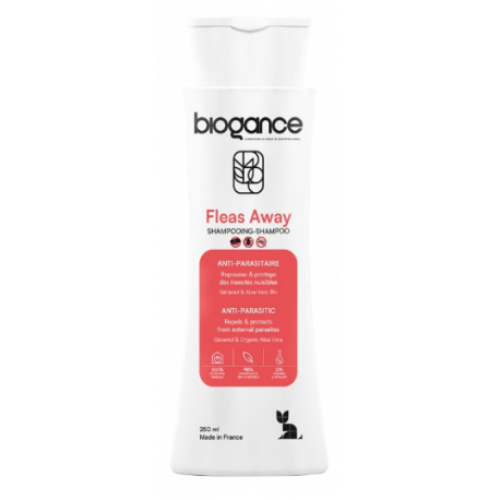 Shampoing Insectifuge Chat Fleas Away, 250 ml