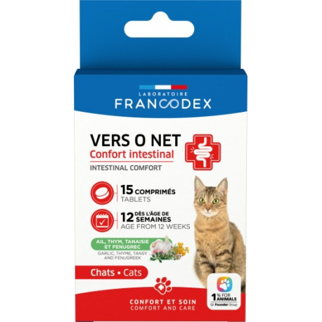 Vers O Net, vermifuge pour chaton et chat