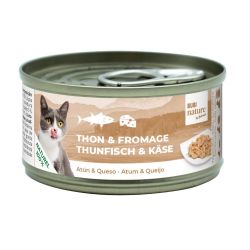 Boite humide chat Bubi Nature thon/fromage 70g