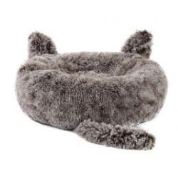 Coussin queue gris 50 cm
