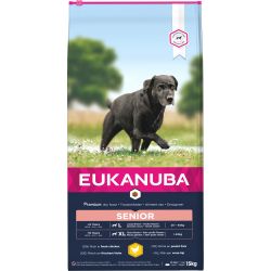 Croquette Eukanuba chien senior large poulet 15kg