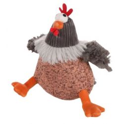 Jouet pour chien tucky poule Orange