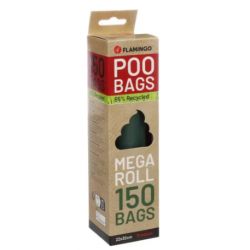 Sac a déjéction recycle poco vert 150 Pcs
