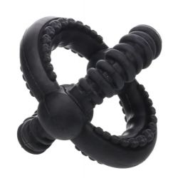 Jouet pour chien gladiator cross ballon demontable noir