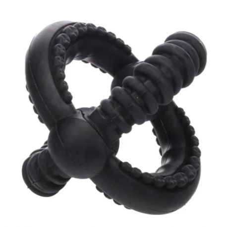 Jouet pour chien gladiator cross ballon demontable noir