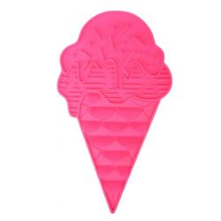 Tapis a lécher bubu glace rose 40x23cm