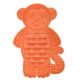 Tapis a lécher sumu singe orange 40x28cm