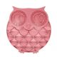Tapis a lécher dudu hibou rose 30x28cm