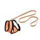 Harnais avec laisse Chaton Harms Orange & Noir 28cm