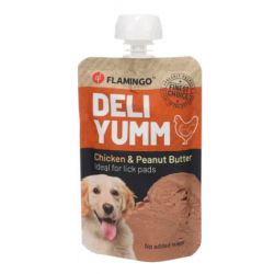 Pâte Deli yumm fresh meat snack poulet et beurre de cacahuete 90G