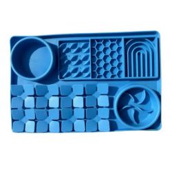 Tapis de Léchage XXL pour Chien bleu