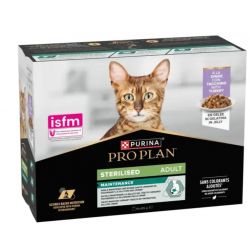 Humide chat adult sterilisé maintenance gélee Dinde
