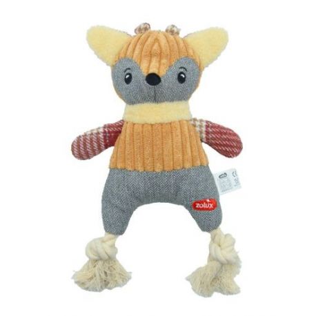 Peluche avec corde pour chien Zolux Biche