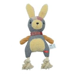 Peluche avec corde pour chien Zolux Lapin