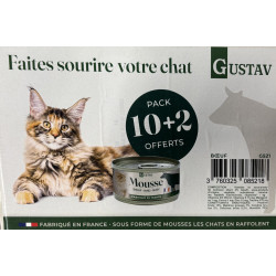 Mousse gustav multipack 10+2 offerts