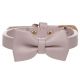 Collier pour chien avec noeud Nela Violet
