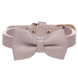 Collier pour chien avec noeud Nela Violet