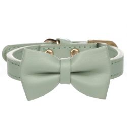 Collier pour chien avec noeud Nela Menthe