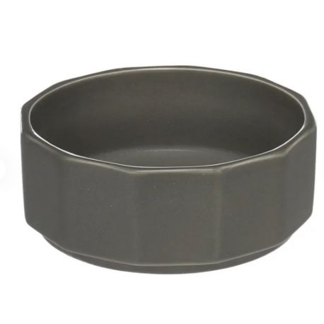 Gamelle pour la nourriture et l'eau valerio rond Grise