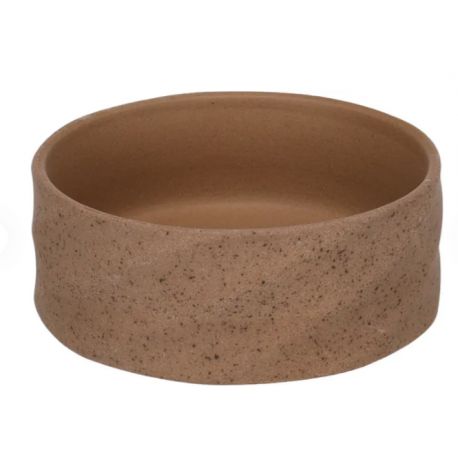 Gamelle pour la nourrite de l'eau hasel rond brun