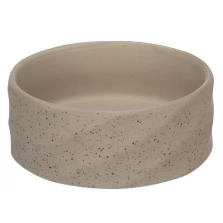 Gamelle pour la nourrite de l'eau hasel rond beige