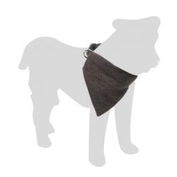 Collier avec bandana pour chien Herbert Brun foncé