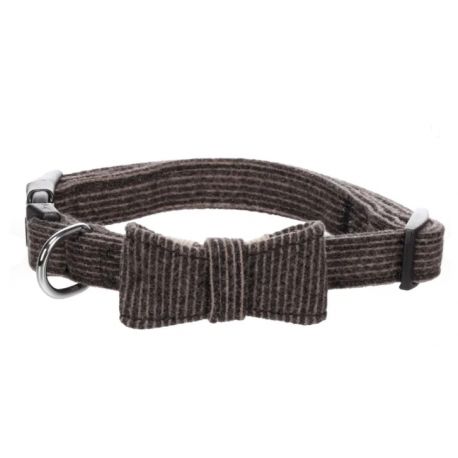 Collier avec noeud pour chien Herbert Brun foncé
