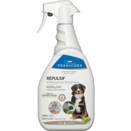 Repulsif francodex interieur/exterieur chien 500 ML