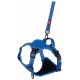 Harnais pour chien avec laisse easyride Bleu