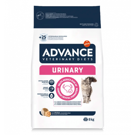 Croquettes pour chat, problèmes urinaires, Advance Vet cat Urinary
