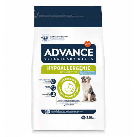 Croquettes pour chien Advance Vet dog hypo allergenic