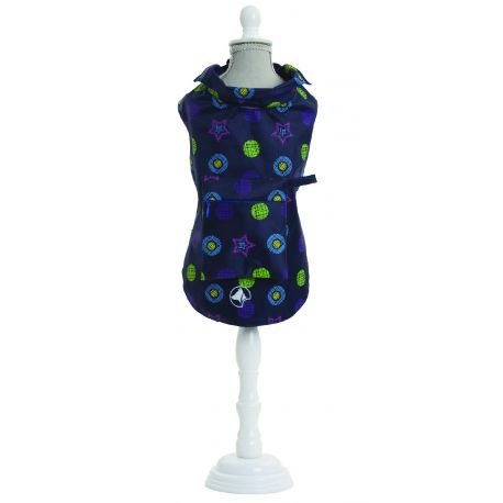 Raincoat blue stars