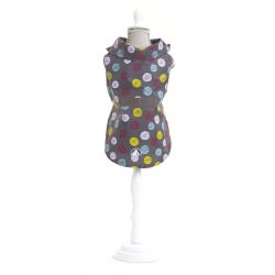 Raincoat grey Dots