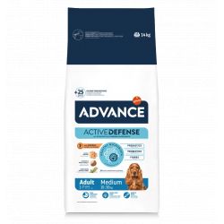 Croquette Advance chien adulte poulet medium 14kg