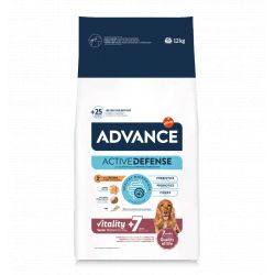 Croquette Advance chien medium + de 7 ans poulet 12kg