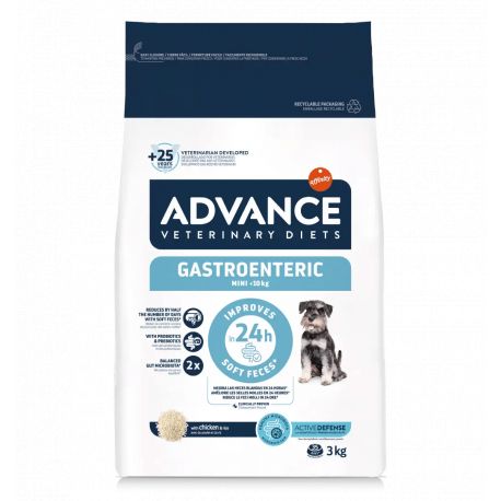 Croquette Advance Vet Chien Gastro-enteric Mini 3Kg