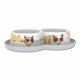 Double Gamelle pour chat Indy & Louise 2x350 Ml