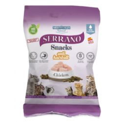 Serrano Snack Mini Bouchees Chat Poulet 50gr