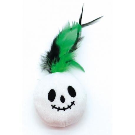 Jouet pour chat Scary Heads avec Herbe a Chat