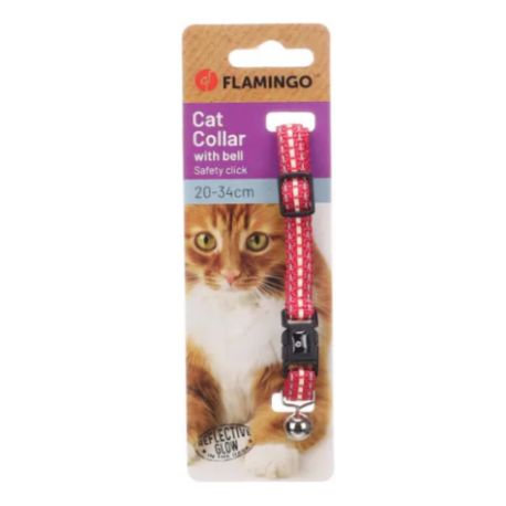 Collier Jinxy pour chat Rouge