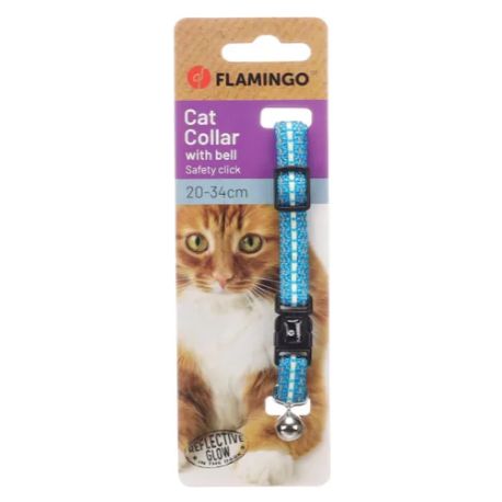 Collier Jinxy pour chat Bleu