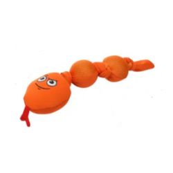 Jouet pour chien snala serpent Orange