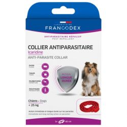 Collier anti-parasitaire Icaridine Chien Rouge