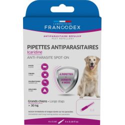 Pipette anti-parasitaire Icaridine Pour Grand Chien