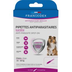 Pipette anti-parasitaire Icaridine Pour Chien