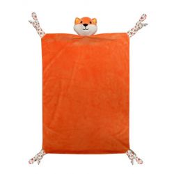 Couverture doudou babytails fuschia