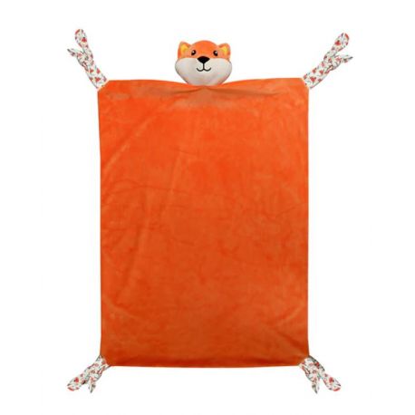 Couverture doudou babytails fuschia