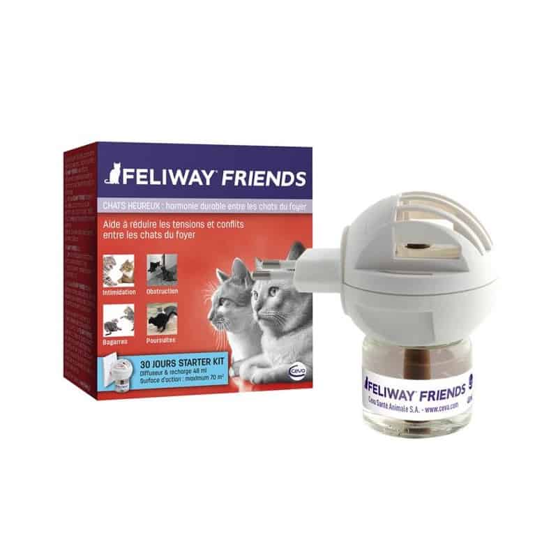 Feliway friends diffuseur + recharge 48 ml