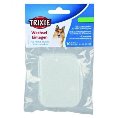 10 Serviettes hygiéniques pour slip de protection pour chien