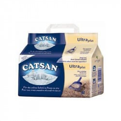 Litière pour chat Catsan agglomérante + 5l